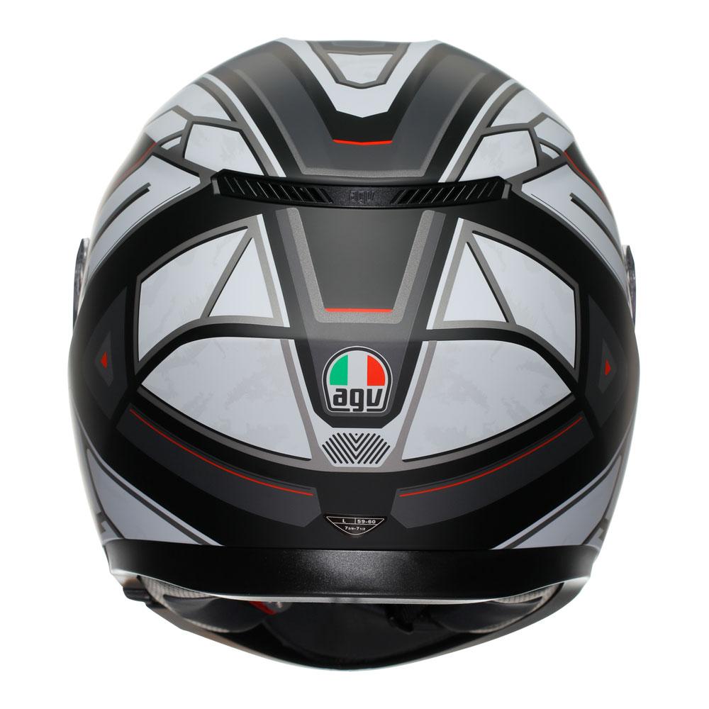 AGV K3 Rivia Matte Black/White Helmet