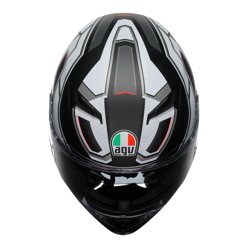 AGV K3 Rivia Matte Black/White Helmet