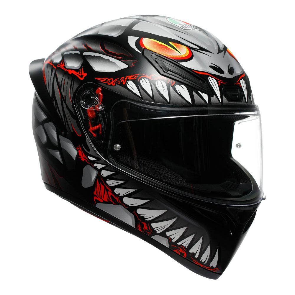 AGV K1 S Lyzard Black/Grey/Red Helmet