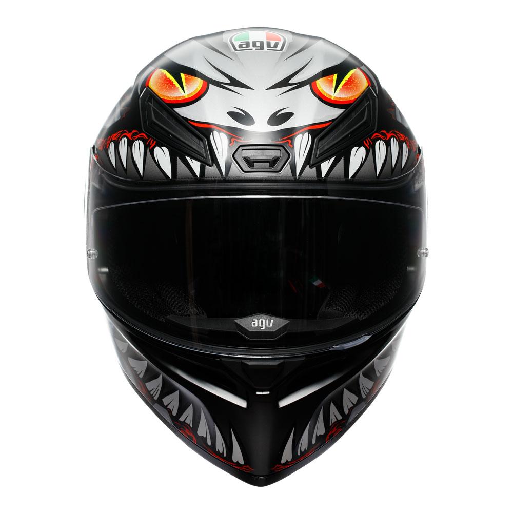 AGV K1 S Lyzard Black/Grey/Red Helmet