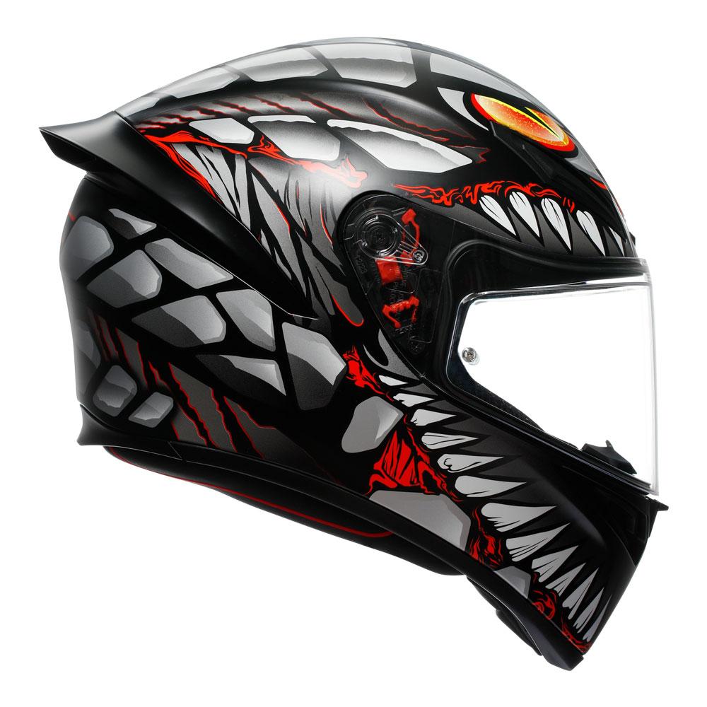 AGV K1 S Lyzard Black/Grey/Red Helmet