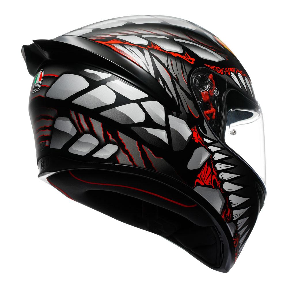 AGV K1 S Lyzard Black/Grey/Red Helmet