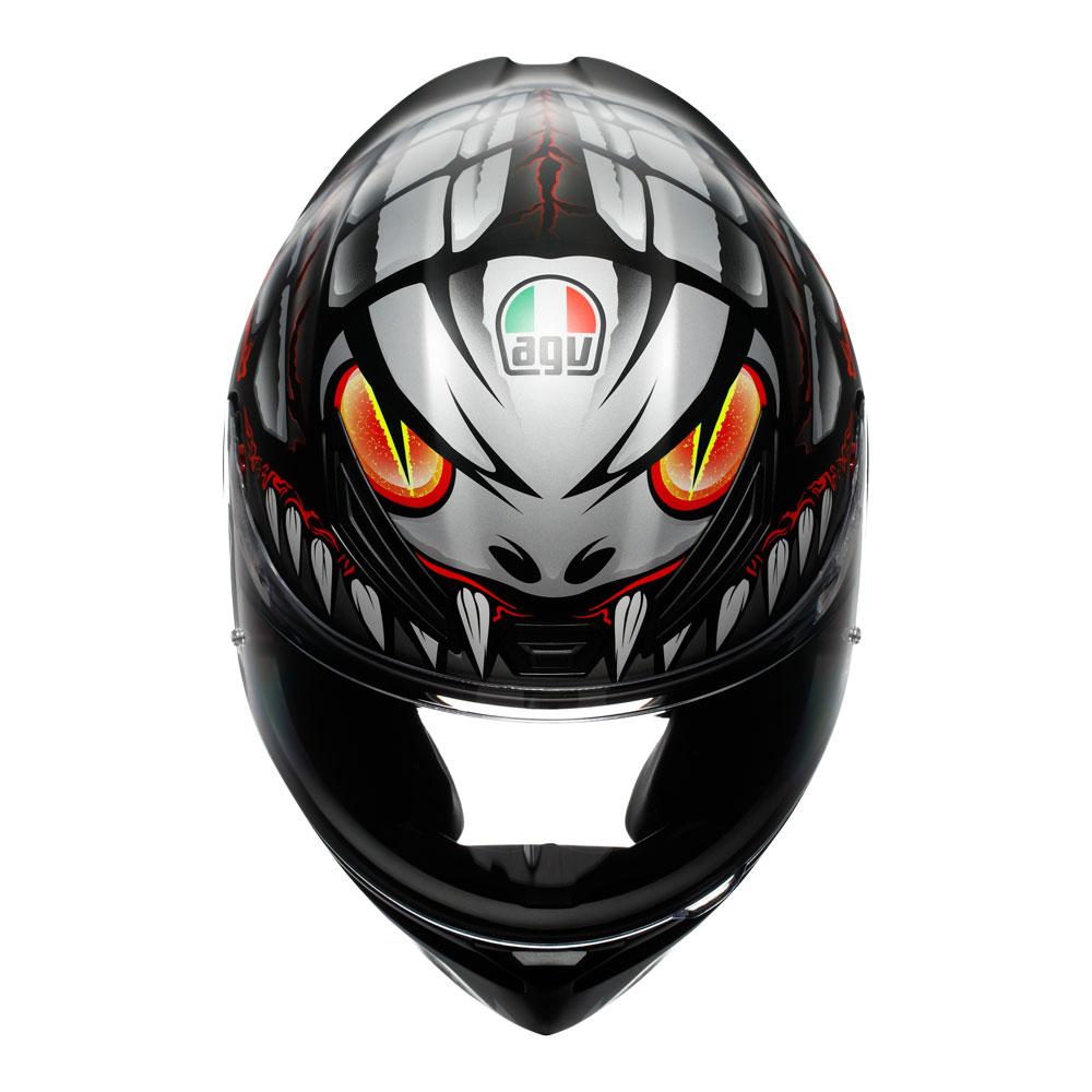 AGV K1 S Lyzard Black/Grey/Red Helmet