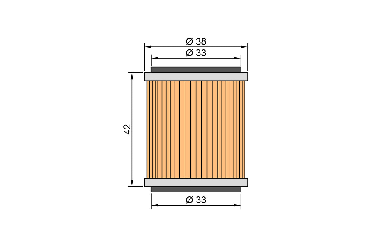 Twin Air 140017 Oil Filter for Beta/TM Racing/Yamaha Models