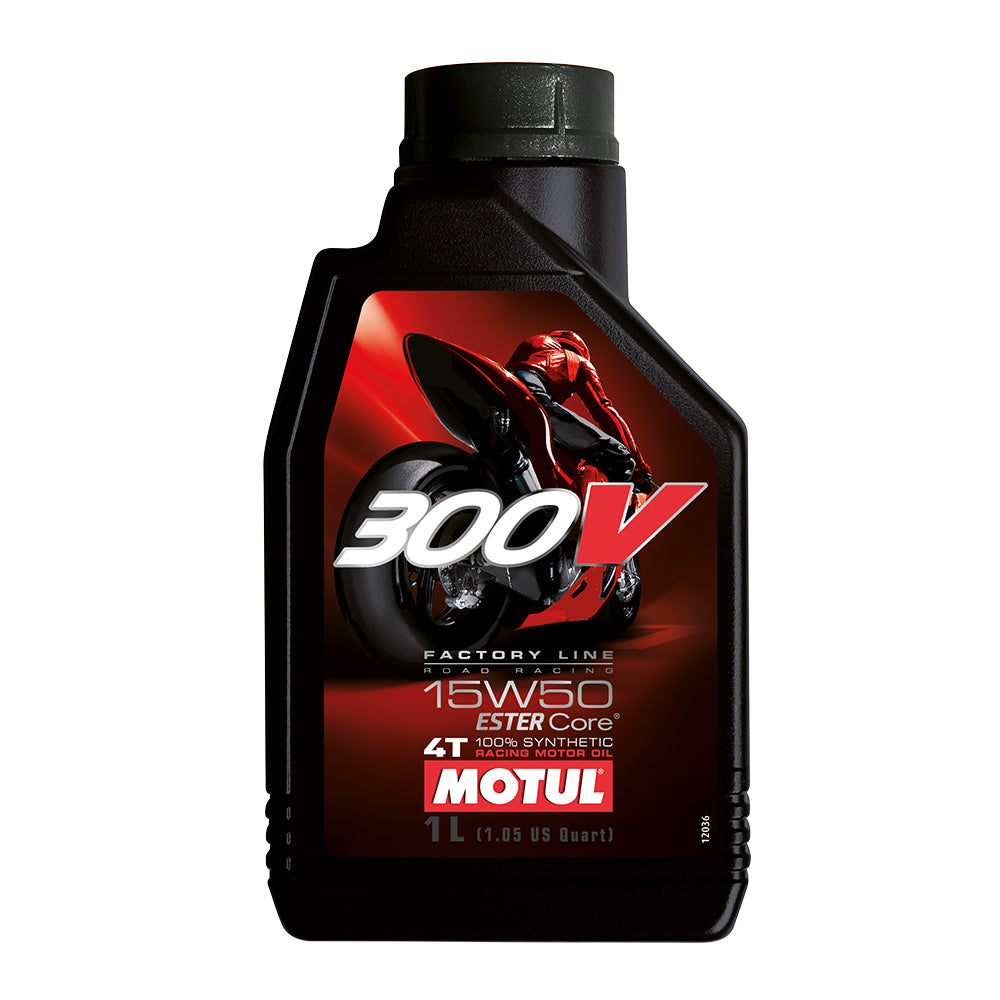 Motul 16-401-01 300V 4T Factory Line Road Racing 15W 50 1L