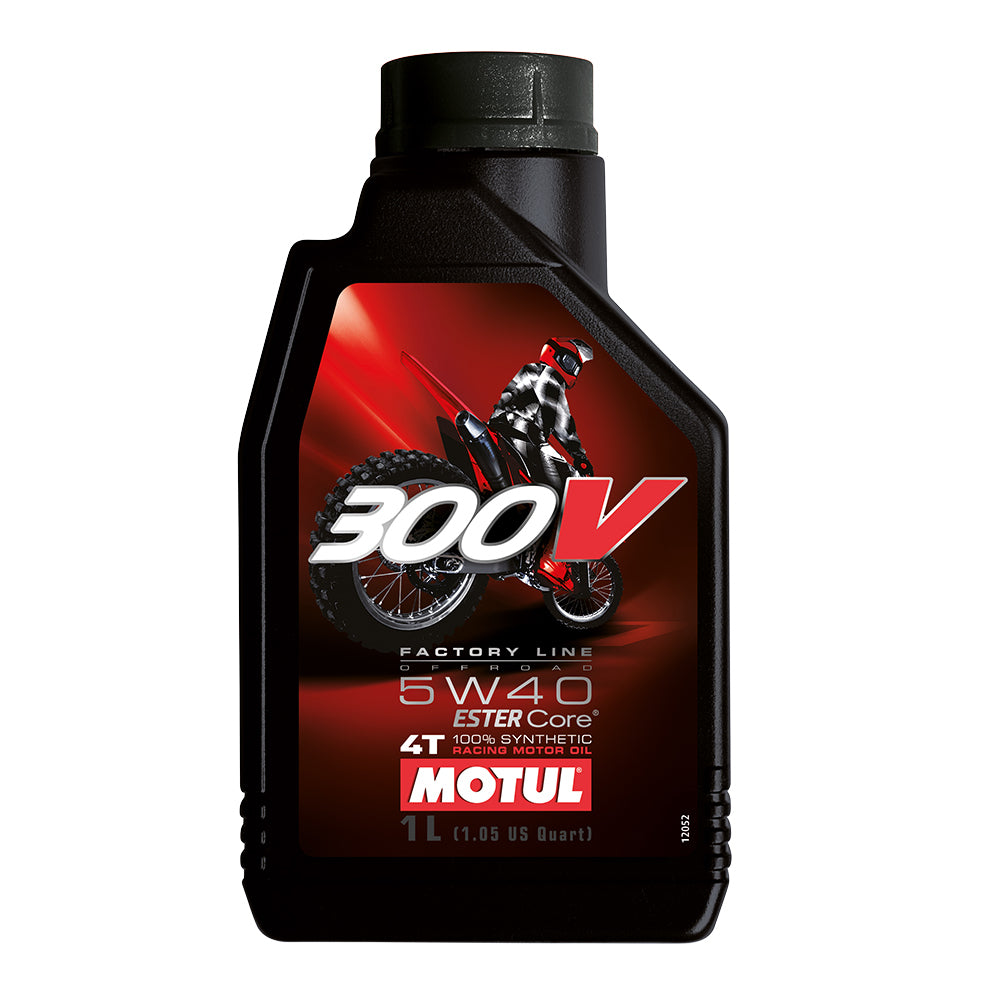 Motul 16-413-01 300V 4T Factory Line Off-Road 5W 40 1L