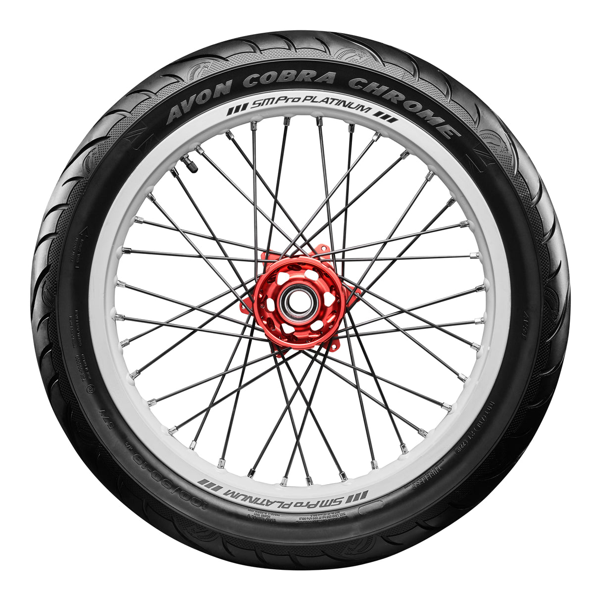 Avon Tyres AV91 Cobra Chrome Front Tyre 150/80-16 71H Tubeless