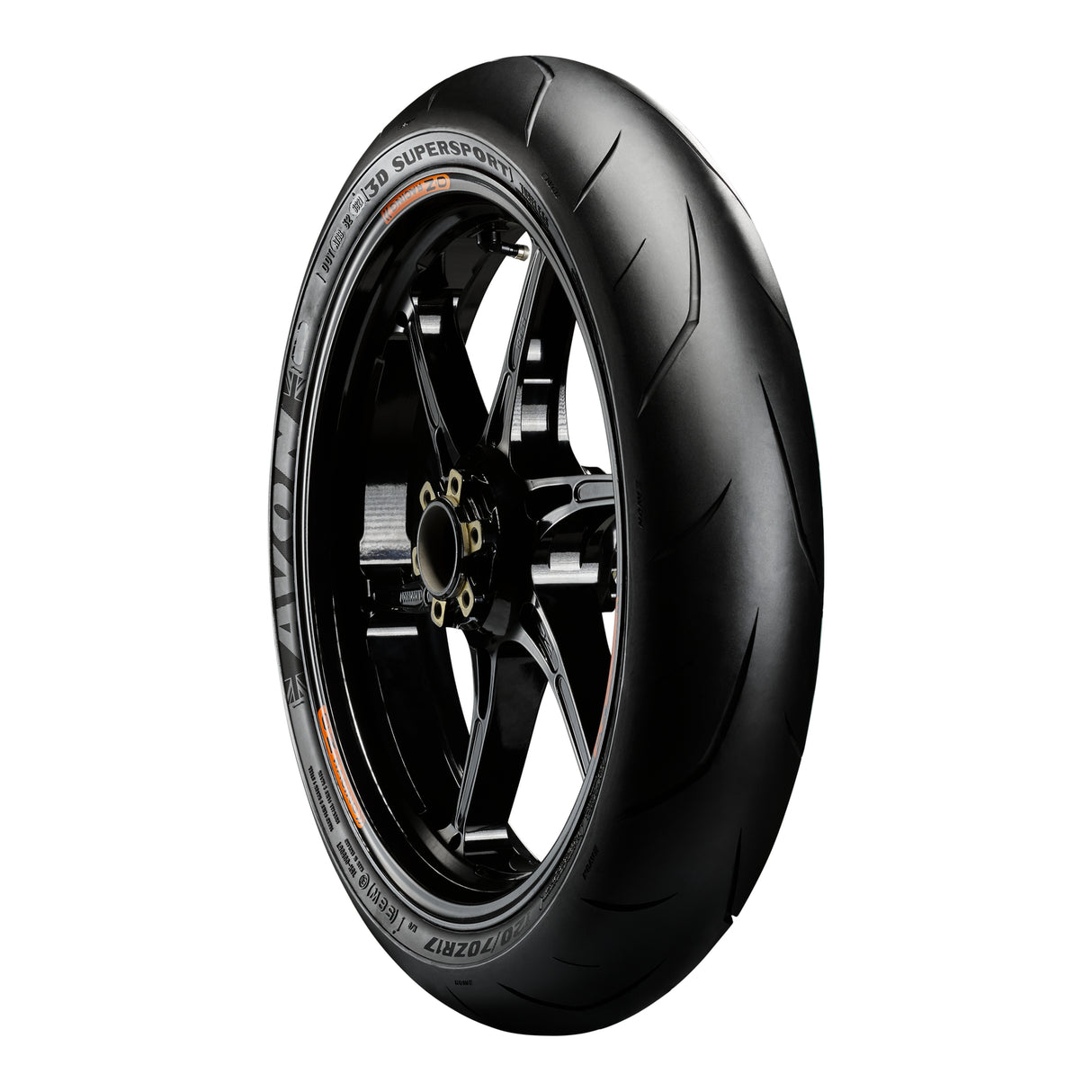 Avon Tyres AV80 3D Supersport Front Tyre 120/70-ZR17 58W Tubeless
