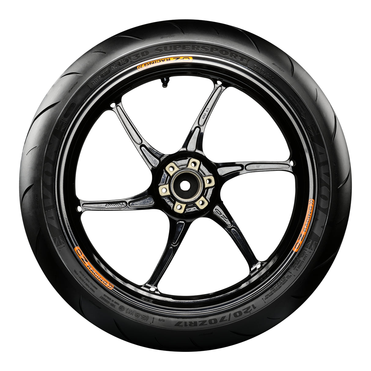 Avon Tyres AV80 3D Supersport Front Tyre 120/70-ZR17 58W Tubeless