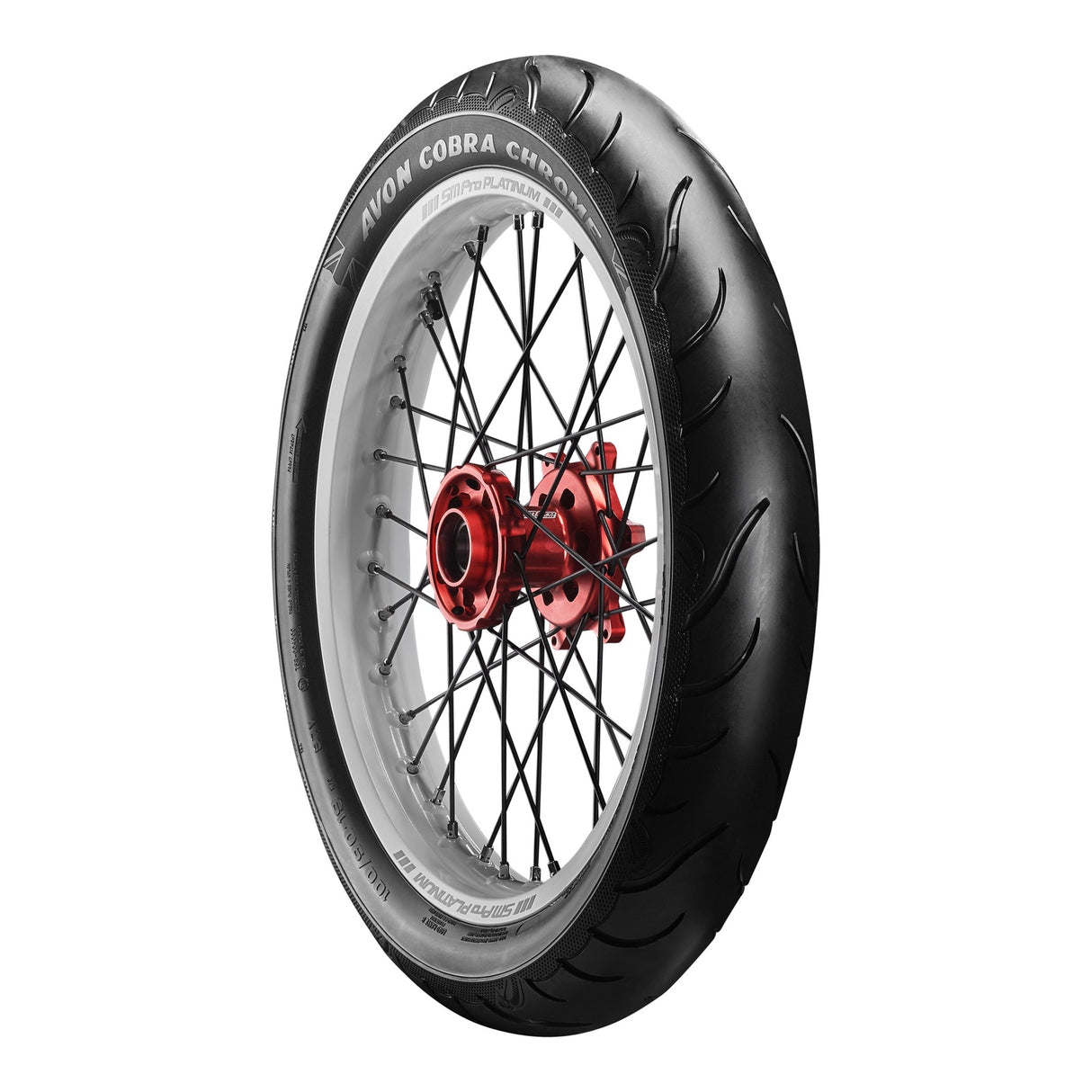 Avon Tyres AV91 Cobra Chrome Front Tyre 130/70-R18 63H Tubeless