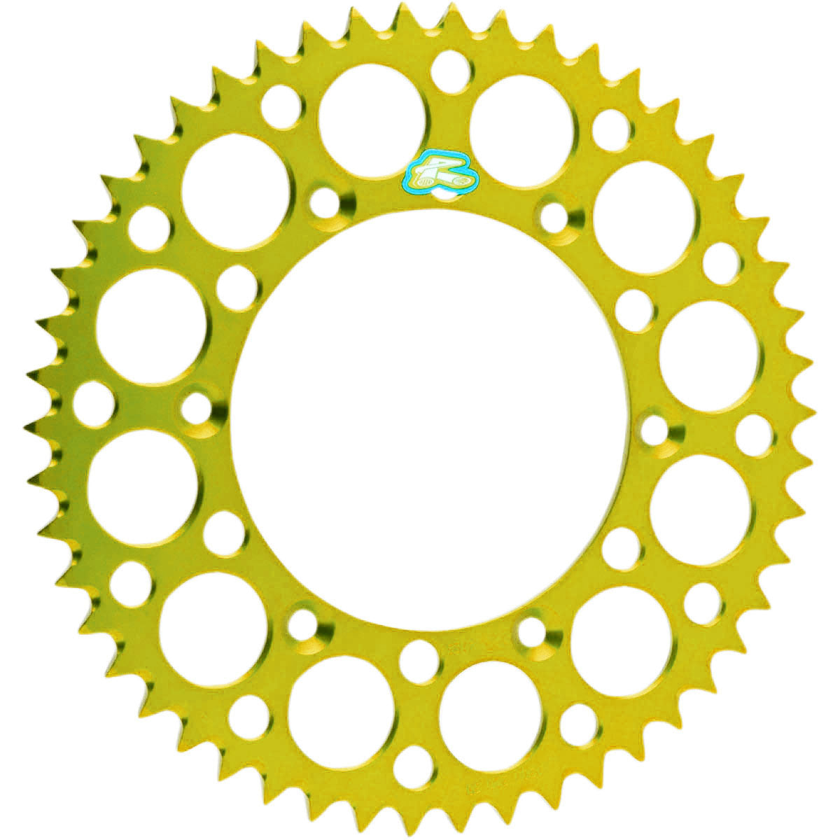 Renthal 191U42054GGO Ultralight Grooved 54T Rear Sprocket Gold (420 Pitch)