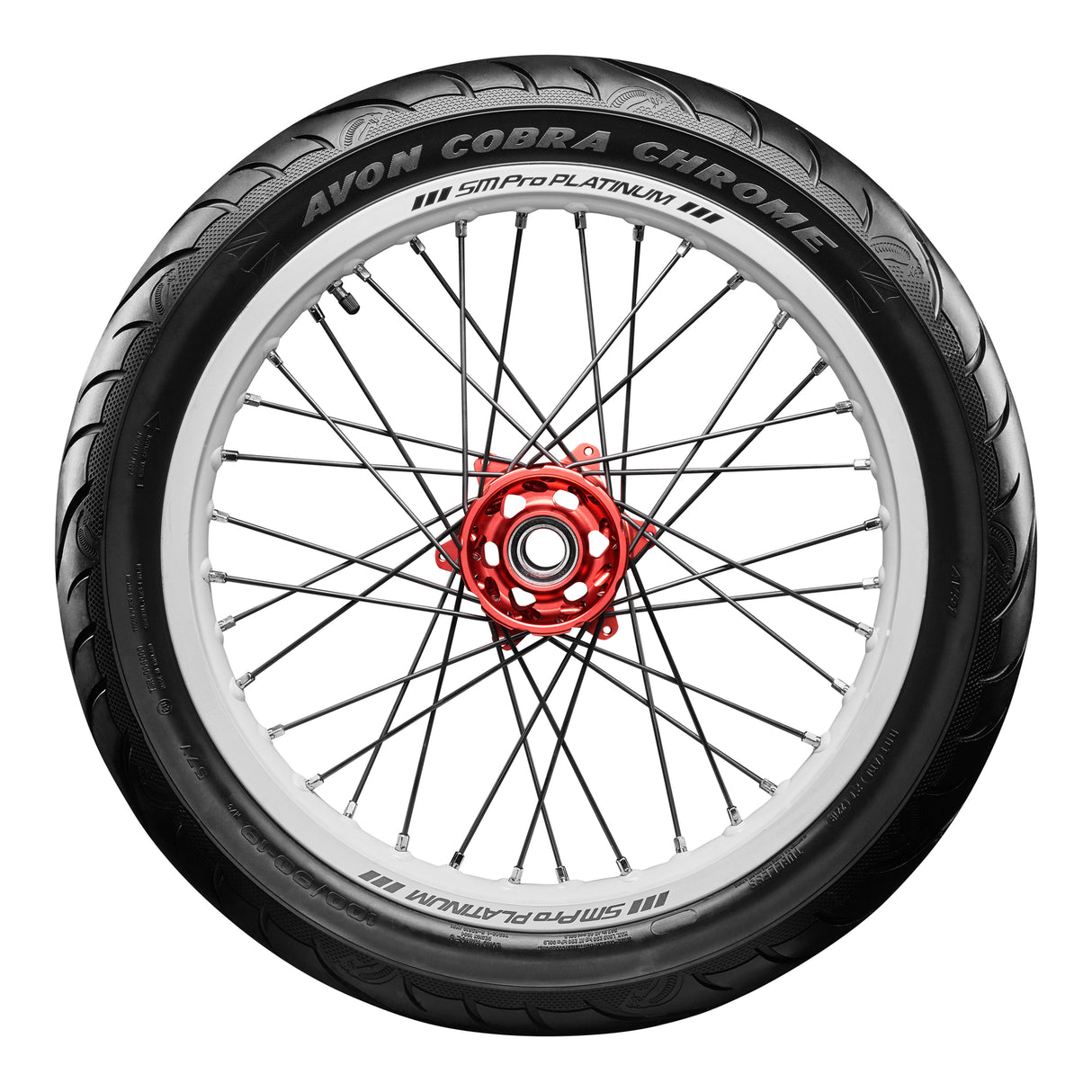Avon Tyres AV91 Cobra Chrome Front Tyre 130/60-B19 61V Tubeless