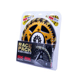 RK Takasago Chain 20-003-46G Race Pack Chain & Sprocket Kit Gold/Gold 13/49T for Suzuki RMZ450 13-18