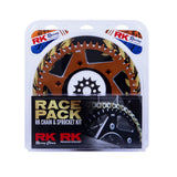 RK Takasago Chain 20-005-20E Race Pack Chain & Sprocket Kit Gold/Orange 13/48T for KTM SX-F 06-18