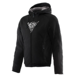 Dainese Bovisa Full Zip Black/White Textile Hoodie Jacket