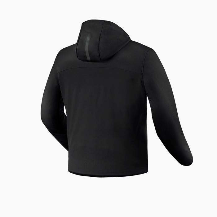 REV'IT! Andon Black Textile Hoodie Jacket [SM][INTERNAL]