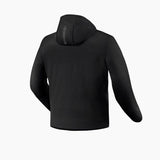 REV'IT! Andon Black Textile Hoodie Jacket [SM][INTERNAL]