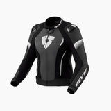 REV'IT! Xena 4 Black/White Womens Leather Jacket