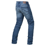 DriRider Titan Blue Wash Short Leg OTB Protective Jeans