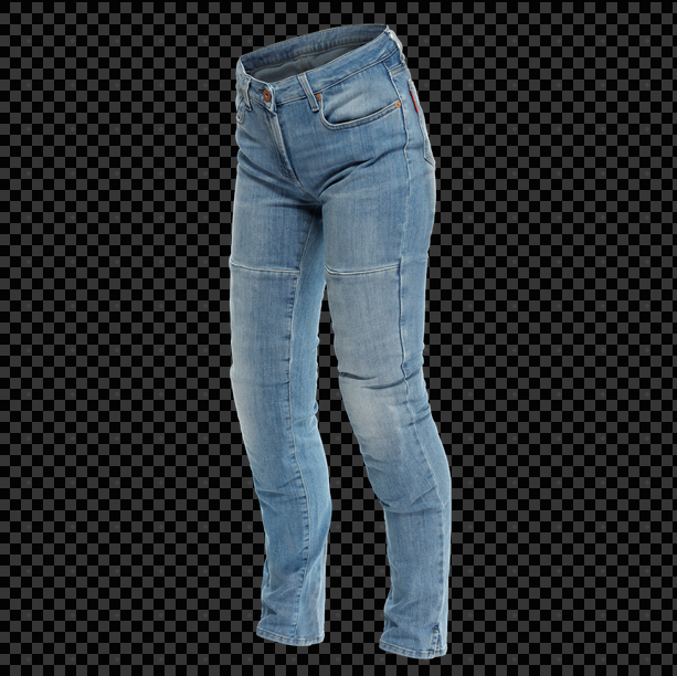 Dainese Denim Stone Light Blue Slim Textile Womens Pants [30][INTERNAL]