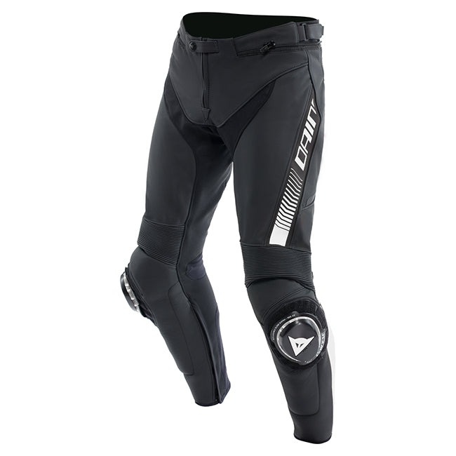 Dainese Super Speed Black/White Leather Pants