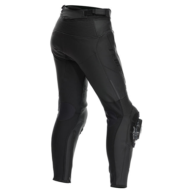 Dainese Delta 4 Black/Black Womens Leather Pants