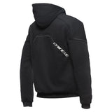 Dainese Daemon-X Safety Full Zip Black/Black/White Textile Hoodie Jacket