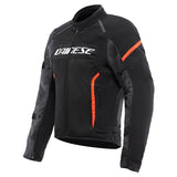 Dainese Air Frame 3 Tex Black/Black/Fluro Red Textile Jacket