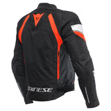 Dainese Avro 5 Tex Black/Fluro Red/White Textile Jacket