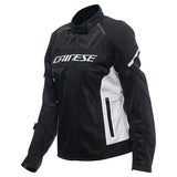 Dainese Air Frame 3 Tex Black/White/White Womens Textile Jacket