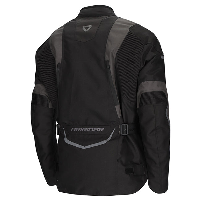 DriRider Apex 6 Black/Grey/Light Grey Textile Jacket – EasyR