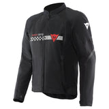 Dainese Herosphere Air Tex Black/White Stripes/Red Textile Jacket