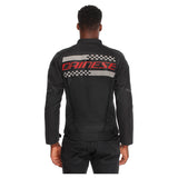 Dainese Herosphere Air Tex Black/White Stripes/Red Textile Jacket