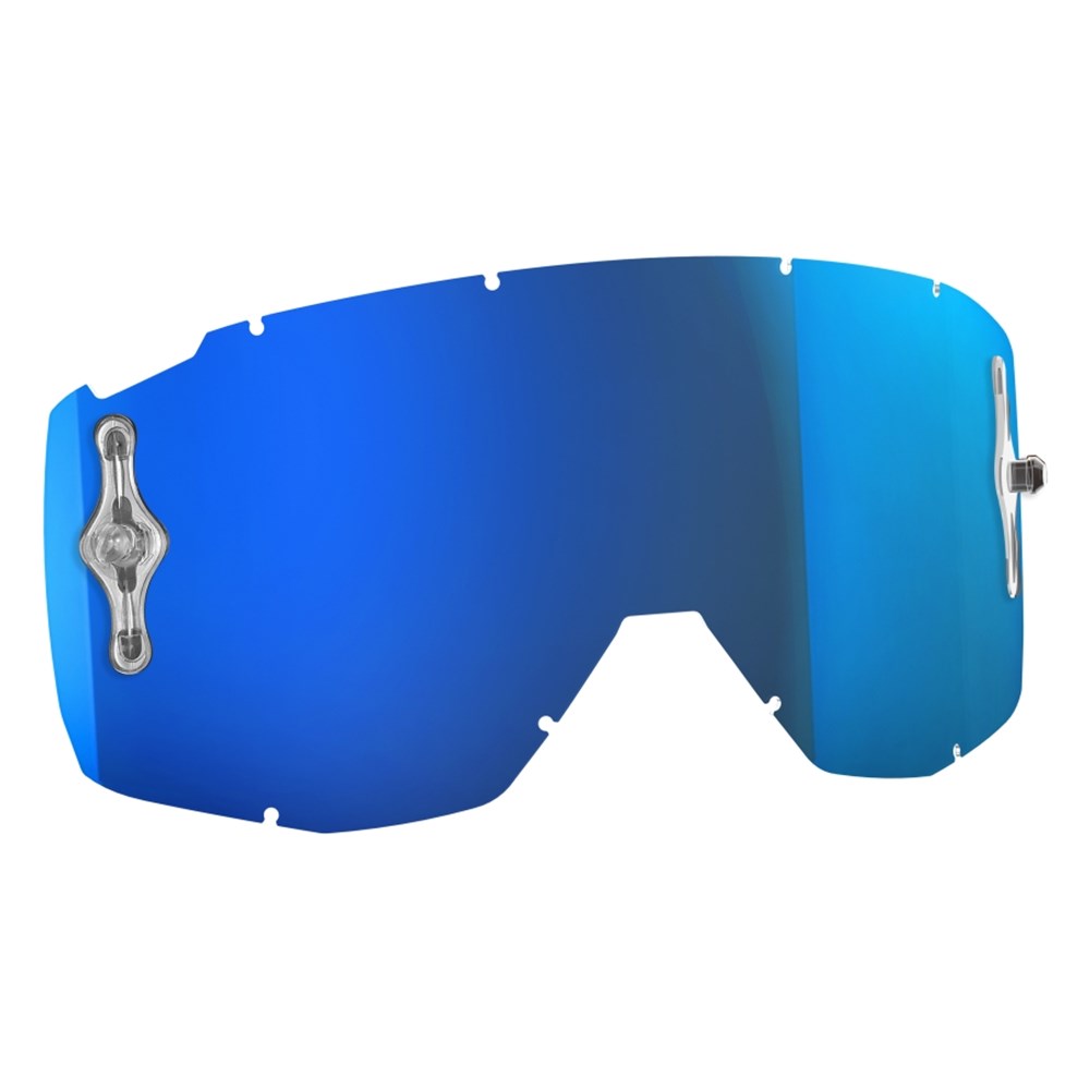 Scott Replacement Single Blue Chrome AFC Works Lens for Hustle/Primal/Split OTG Goggles