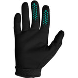 Seven Zero Cold Weather Black/Aqua Gloves