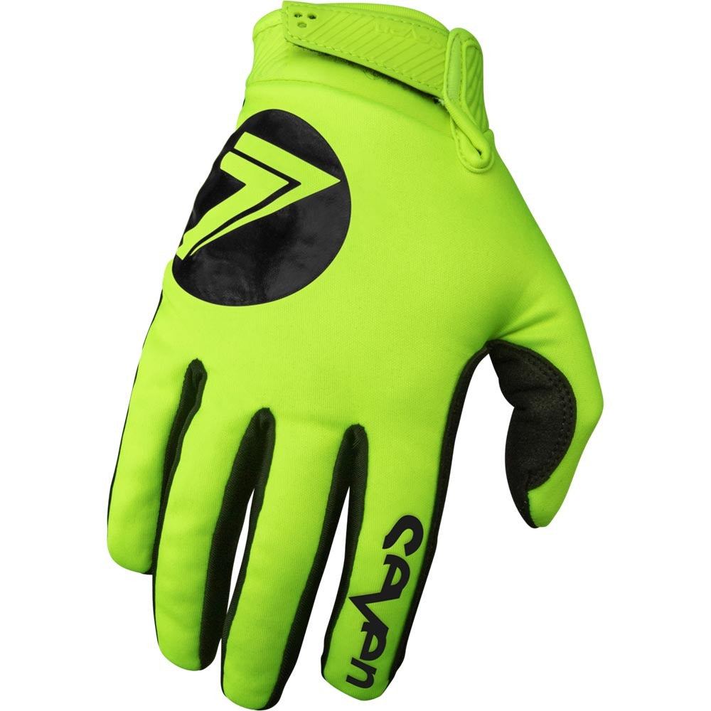 Seven Zero Cold Weather Fluro Yellow Gloves