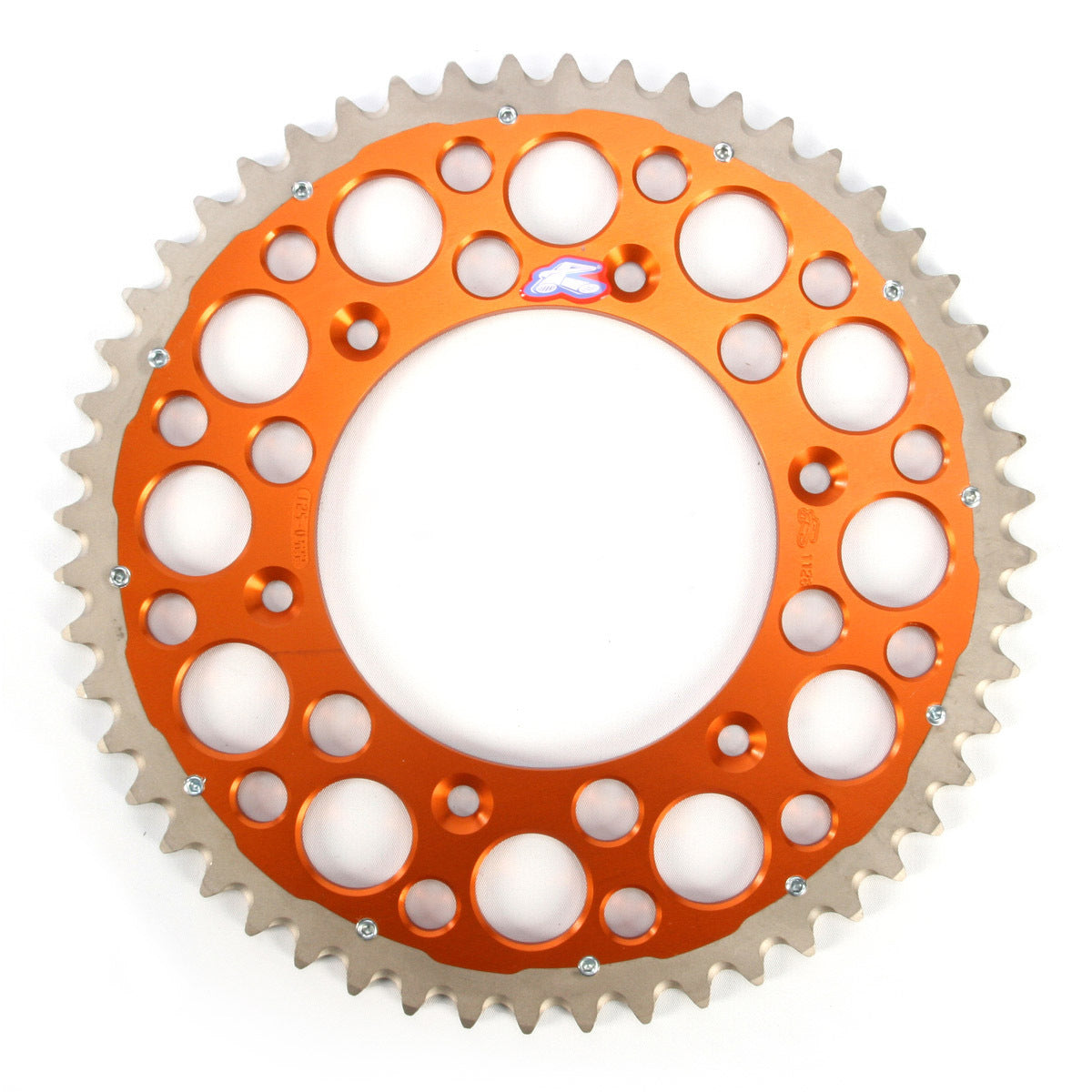 Renthal 224O52048GPOR Twinring Grooved 48T Rear Sprocket Orange (520 Pitch)