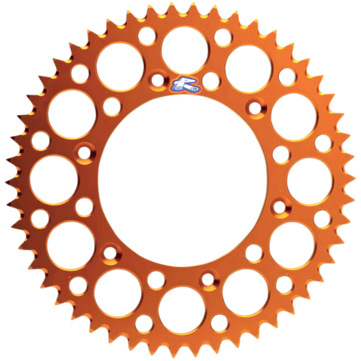 Renthal 224U52048GOR Ultralight Grooved 48T Rear Sprocket Orange (520 Pitch)