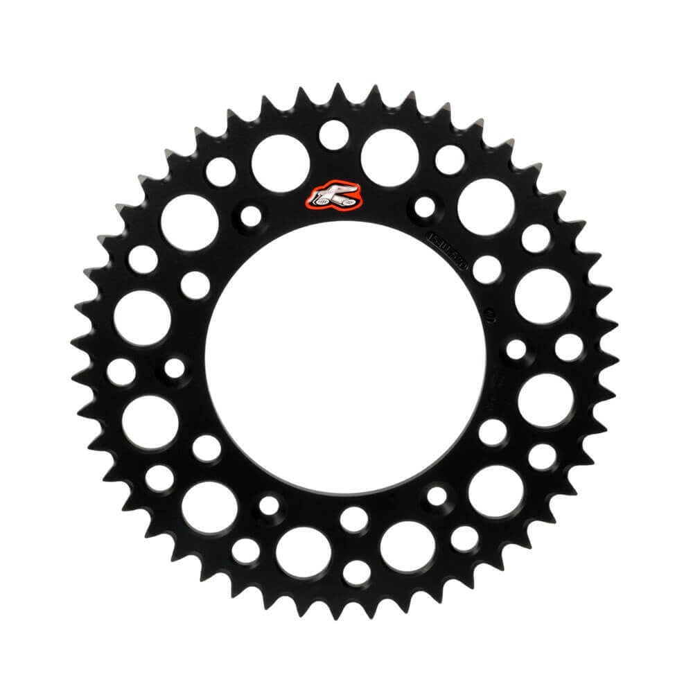 Renthal 224U52054GBK Ultralight Grooved 54T Rear Sprocket Black (520 Pitch)