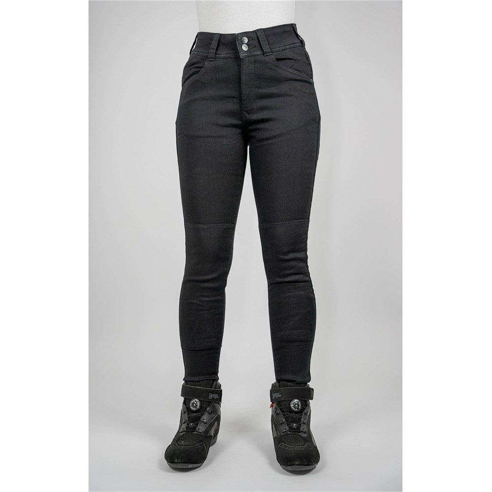 Bull-It Fury Black Slim Womens Short Jeggings