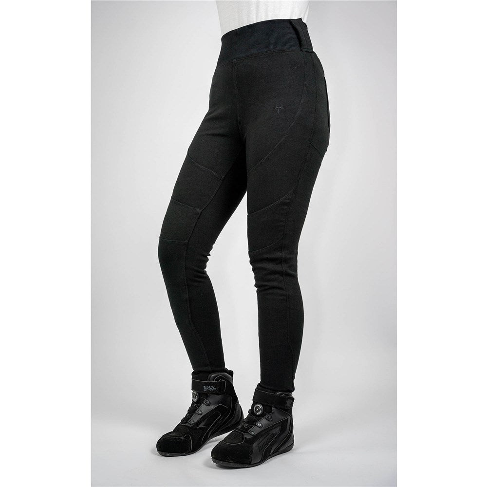 Bull-It Falcon Black Slim Womens Short Leggings