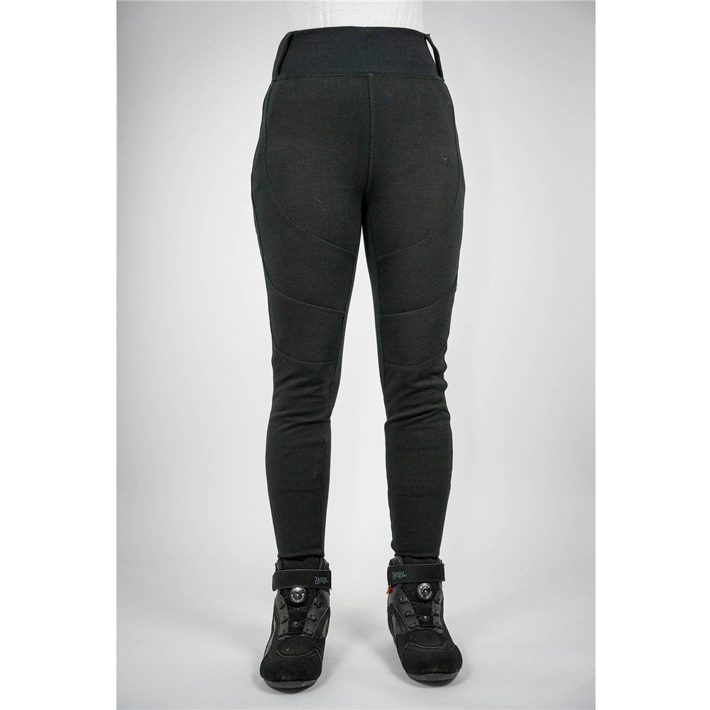 Bull-It Falcon Black Slim Womens Short Leggings