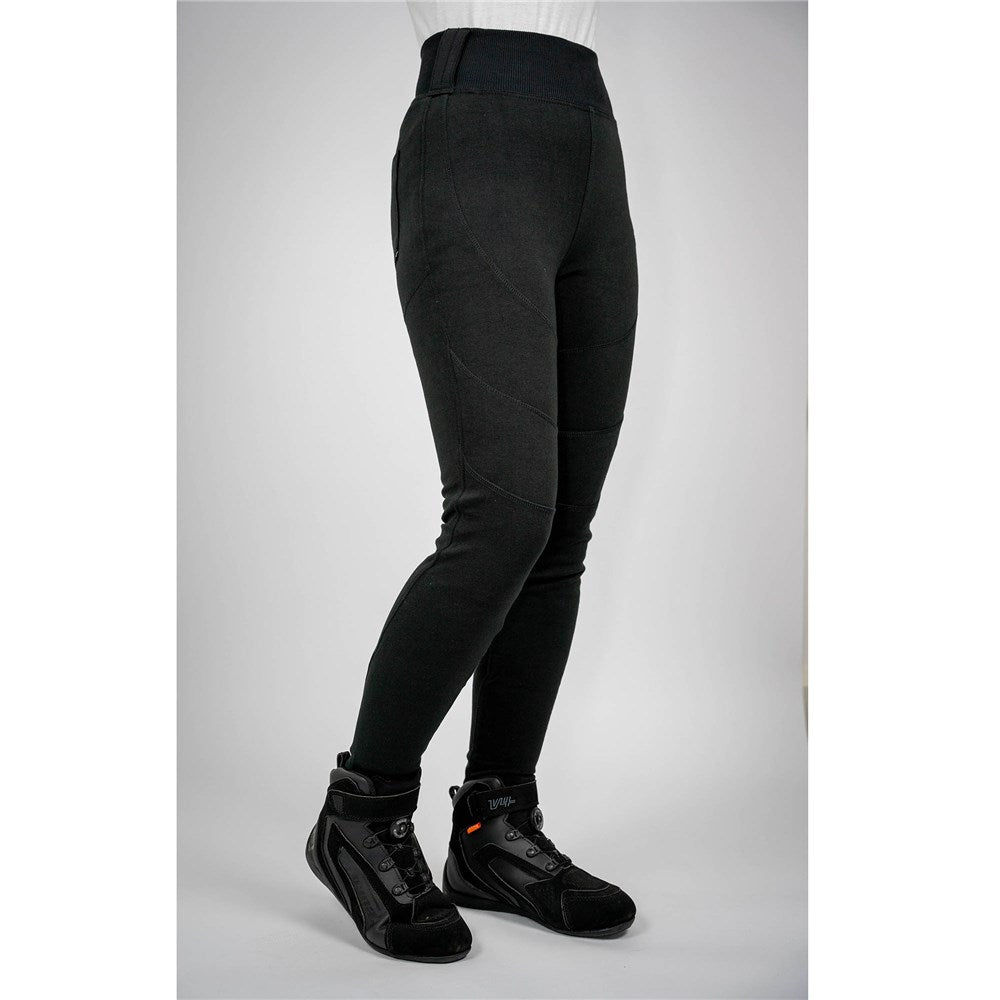 Bull-It Falcon Black Slim Womens Short Leggings