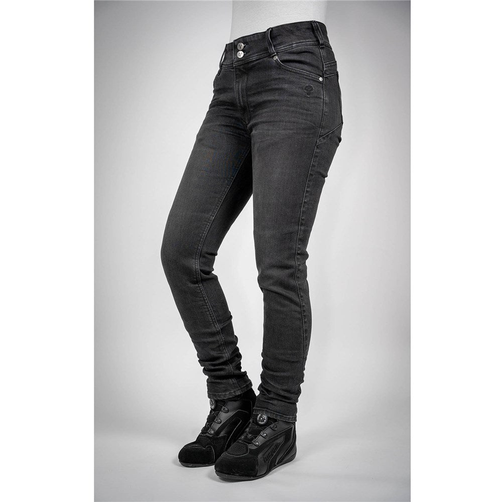 Bull-It Raven Black Slim Womens Regular Jeans