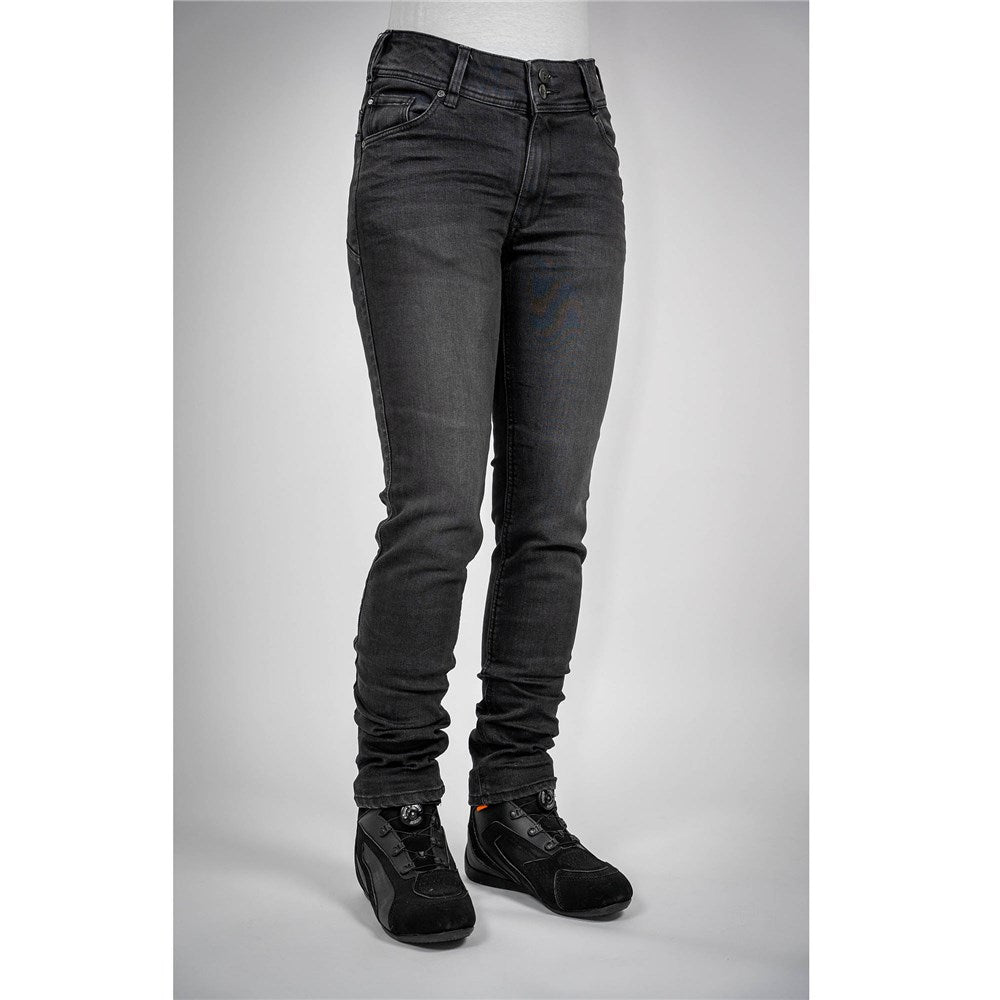 Bull-It Raven Black Slim Womens Regular Jeans
