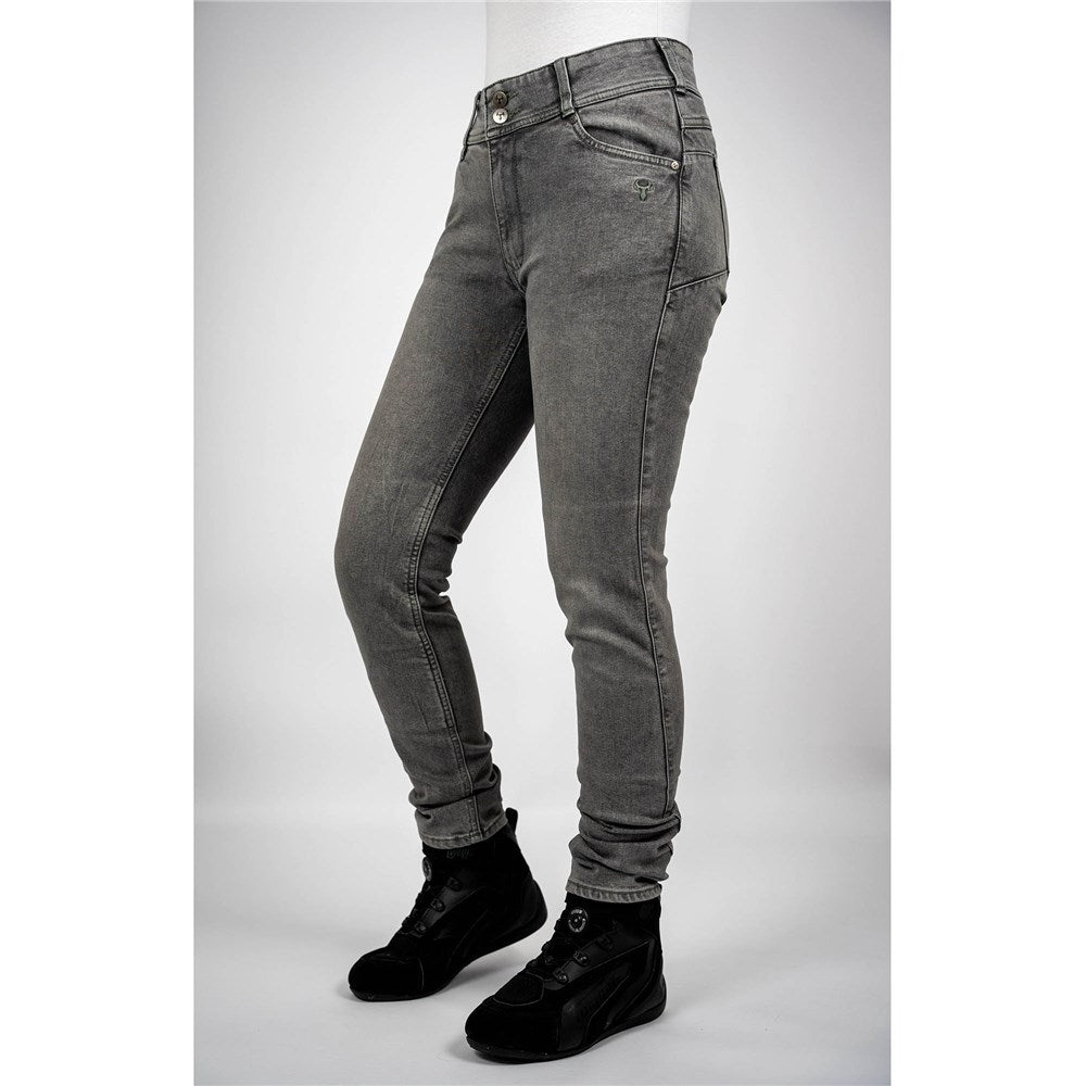 Bull-It Willow Grey Slim Womens Regular Jeans