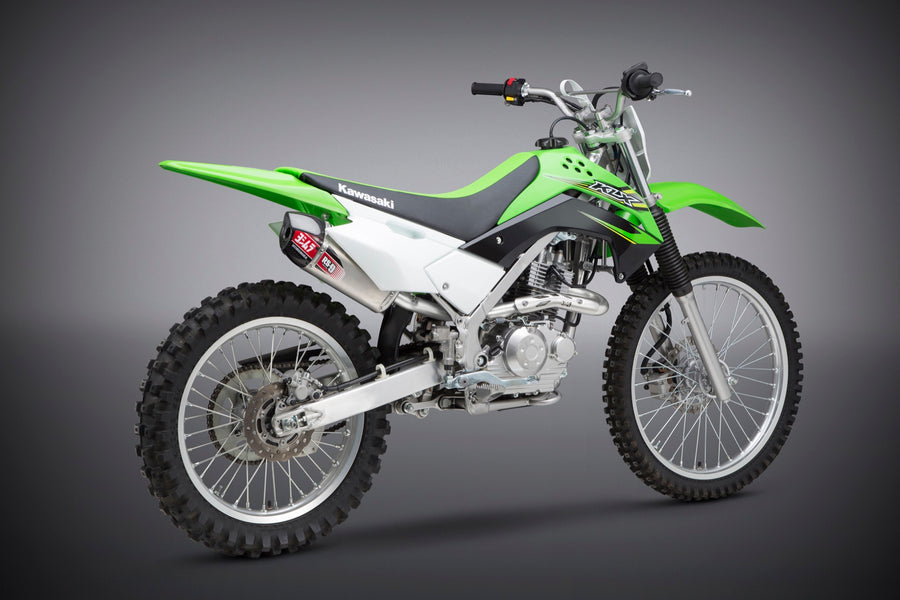 Yoshimura RS-9 Enduro Stainless Full Exhaust System w/Aluminum Sleeve/Carbon End Cap for Kawasaki KLX140 11-17