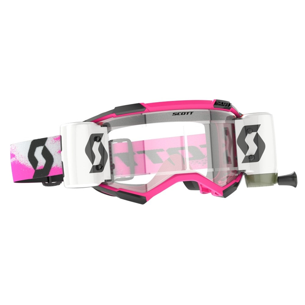 Scott Fury WFS Pink/Black Goggles w/Clear Works Lens