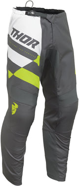 Thor 2025 Sector Checker Grey/Acid Youth Pants