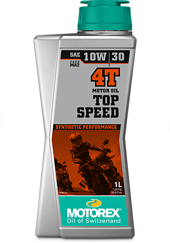 Motorex Top Speed 4T SAE 10W/30 MA2 Engine Oil 1L